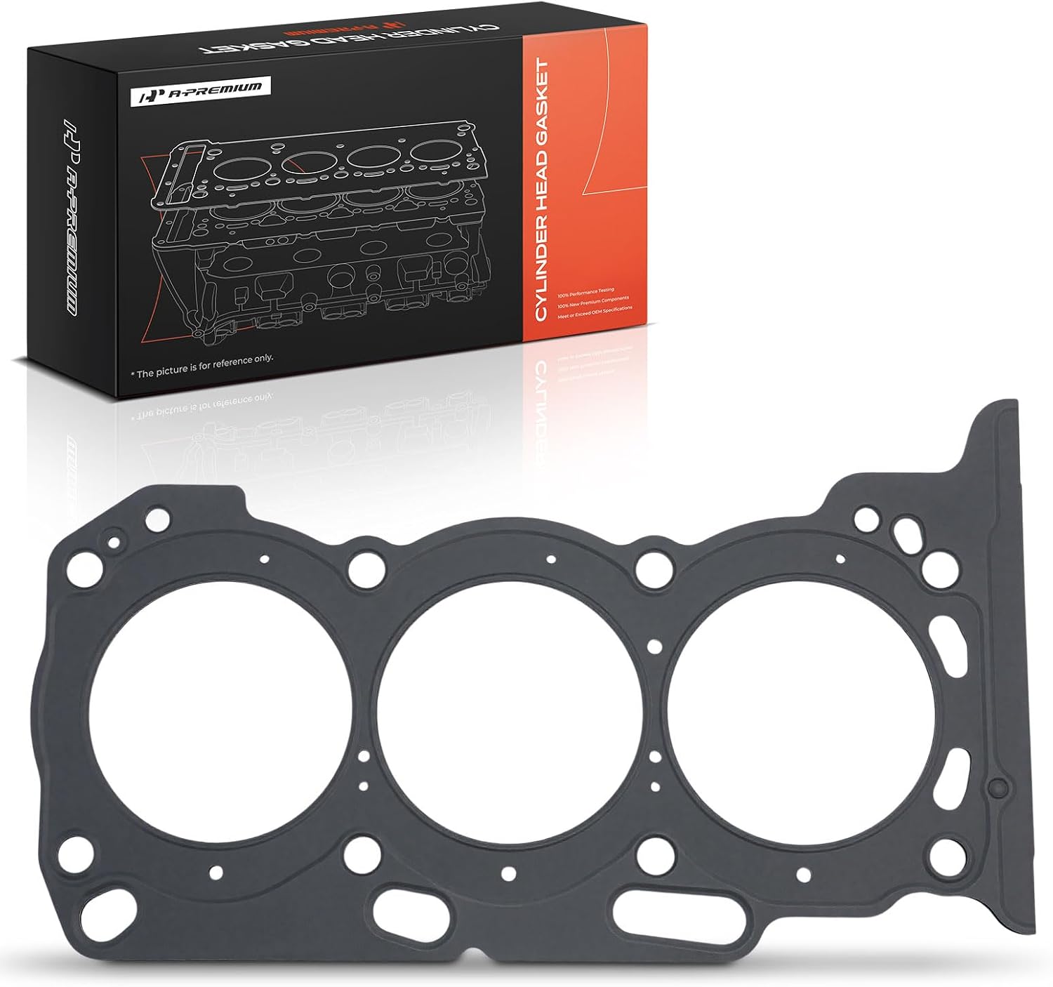 A-Premium V6 4.0L Right Engine Cylinder Head Gasket Compatible with Toyota Tundra 2011-2014, 4Runner 2010-2020, FJ Cruiser 2010-2014, Passenger Side, Multi-Layer Steel