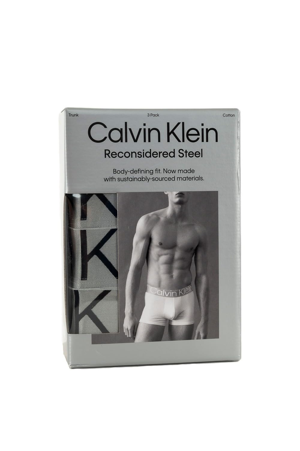 Calvin Klein Boxer Homme Lot De 3 Caleçon Coton Stretch, Noir (Black), M