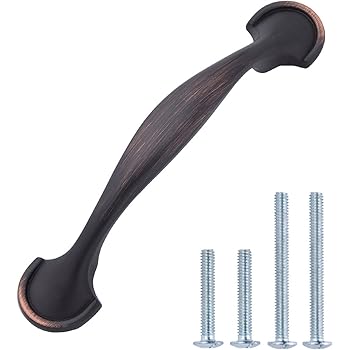 Oil Rubbed Bronze Kitchen Cabinet Pull Handles 3 Inch Hole Center Handle Pulls 25 Pack Of Kitchen Cabinet Hardware Amazon Com