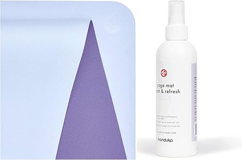 Miniatura 14 de Manduka Begin Yoga Mat 68" - 5mm de acolchado | Cómoda, ligera y reversible con raya de alineación | Económica | 68 x 24 pulgadas