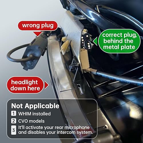 Miniatura 5 de Apple Car Play - Enchufe de puente para Harley Davidson Road Glide, Street Glide y HD Ultra Limited 2019-2023 con Apple Carplay