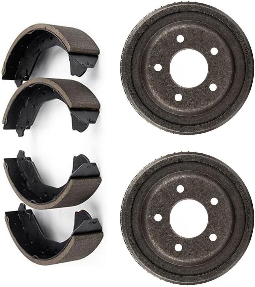 Rear Brake Drums and Shoes Kit - Drum Brake Kit Replacement for Chevrolet Tahoe 1995 1996 1997 1998 1999 2000 5.7L V8, for Chevrolet C1500 1992 1993 1994 1995 1996 1997 1998 1999 5.7L V8