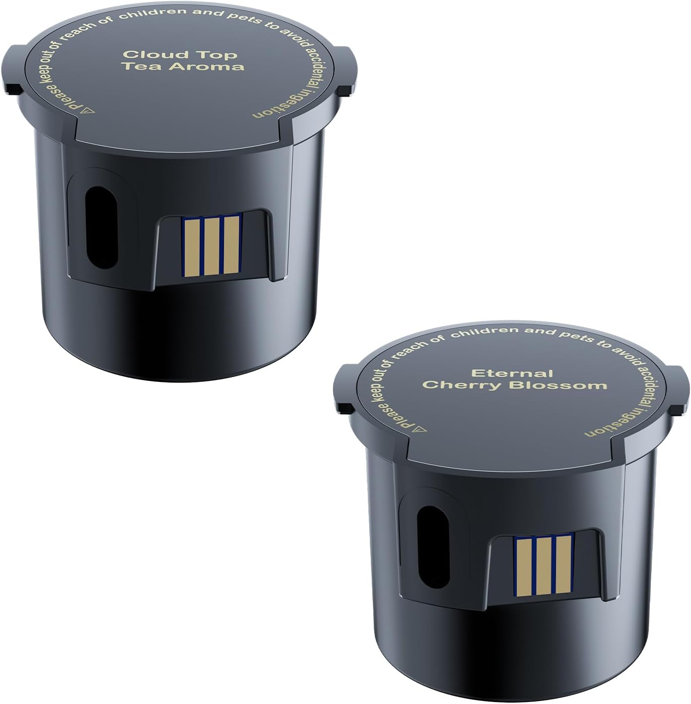 Fragrant oil packets, Car Air Freshener Refill, Cloud Top Tea Aroma & Eternal Cherry Blossom, Pack of 2, Compatible Only with TECXERLLON Smart Car Air Freshener