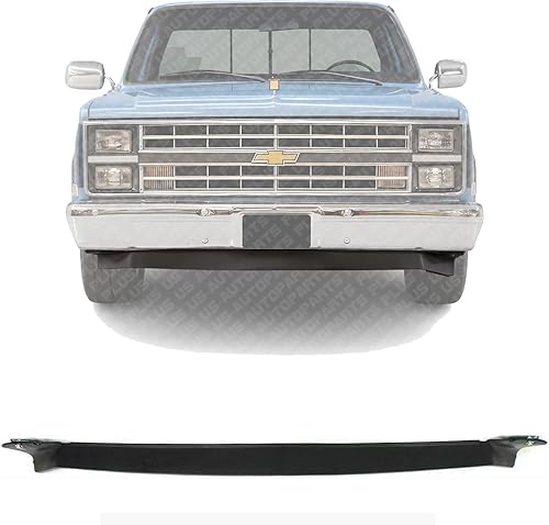 US AUTO PARTS PLUS Nuevo deflector de aire de cenefa inferior delantera sin agujeros de gancho de remolque, reemplazo directo para ChevroletGMC