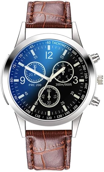 Mens Wristwatch, Simple, Thin, Stylish, Casual, Boyfriend, Mens, Analog, Quartz Watch, Leather Band, Business, Quartz, Leather Strap, Gentleman, Commuting, Popular, Fathers Day, Birthday,