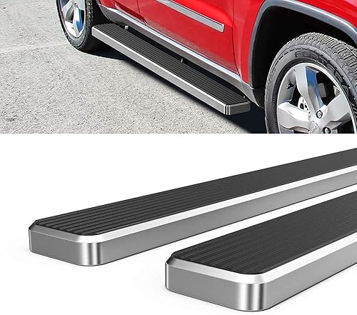 Miniatura 4 de HD Ridez Running Boards Compatible with Jeep Grand Cherokee 2011-2021 (Include 22 WK)(Exclude Limited X & High Altitude & Summit & SRT & SRT8 &