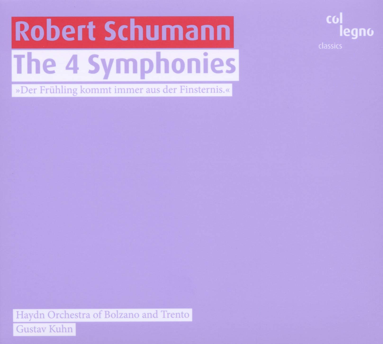 Schumann: The 4 Symphonies