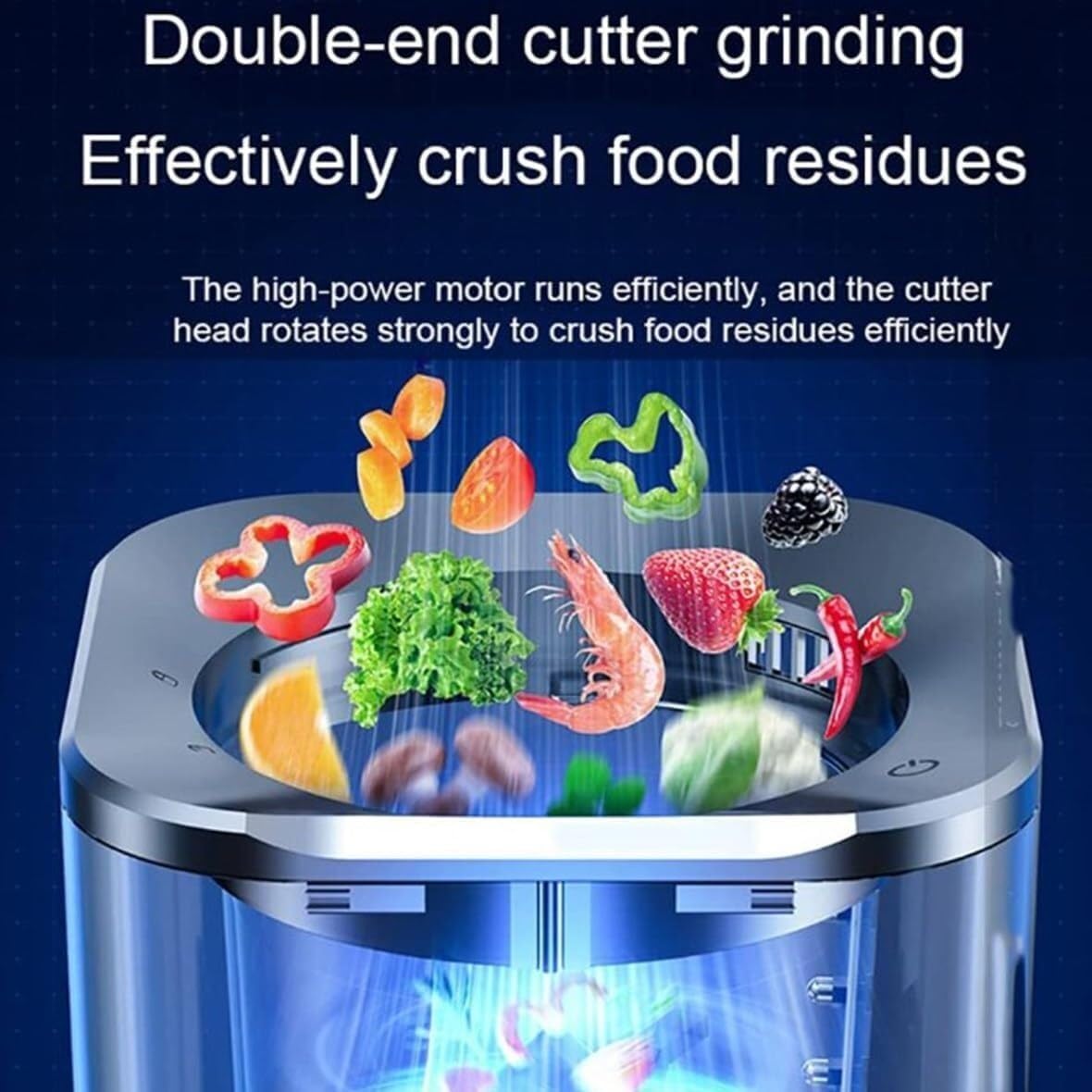 Compostador De Cocina De 700 W, Contenedor De Compostaje Eléctrico Para El Hogar Para Encimera, Ciclador Automático De Residuos De Alimentos Con Capacidad De 2,5 L, Convierte La Basura En Abono Con Un