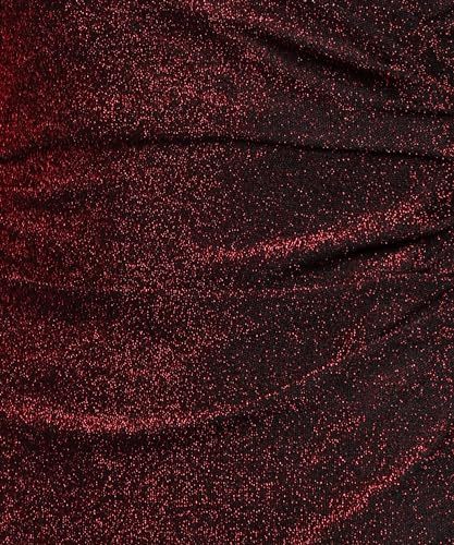 Image of SAFFE Women's Stylish Casual Evening Textured Full Sleeve V-Neck Bodycon Body Fitted Midi Dress, Maroon