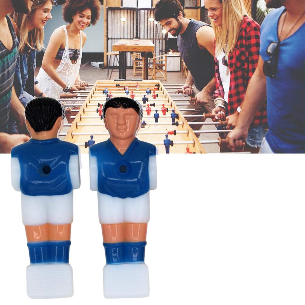 Haofy Joueurs De Baby-foot De Remplacement – 4 Figurines (2 Rouge, 2 Bleu) En Plastique, Installation Sans Outil, Diamètre 12,7 Mm