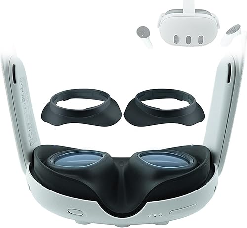 Glasses Spacer Protector Compatible with Meta Quest 3 Accessories Glasses Lens Insert Anti-Scratch Ring Glasses Bumper Protect Myopia Glasses from