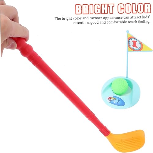 Miniatura 9 de Mini Golf Set Kids Golf Toy Abs Material Golf Clubs for Kids Play Set Indoor Outdoor