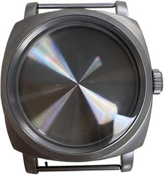 47mm 316L Stainless Steel Watch Case PVD Replacement Part Compatible with ETA 6497 6498 Movement Watch case