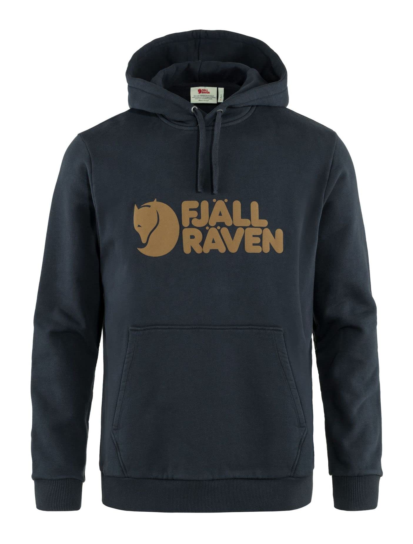 Fjallraven 84144-555 Fjällräven Logo Hoodie M Sweatshirt Men's Dark Navy Size M