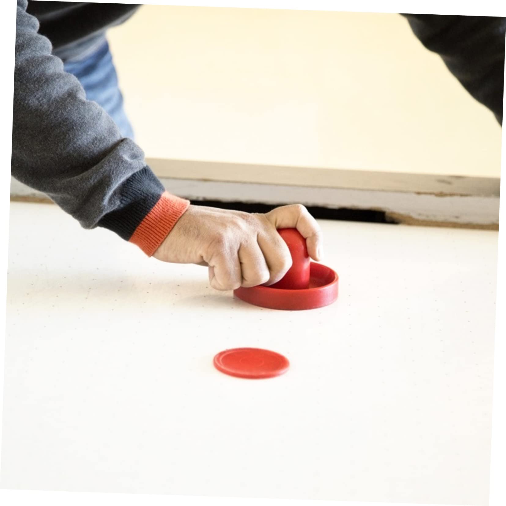 VANZACK hockey dell'aria accessori da tavolo da gioco illumina il disco da air hockey giochi di società giochi società pulsante di plastica per air hockey parti di hockey in plastica