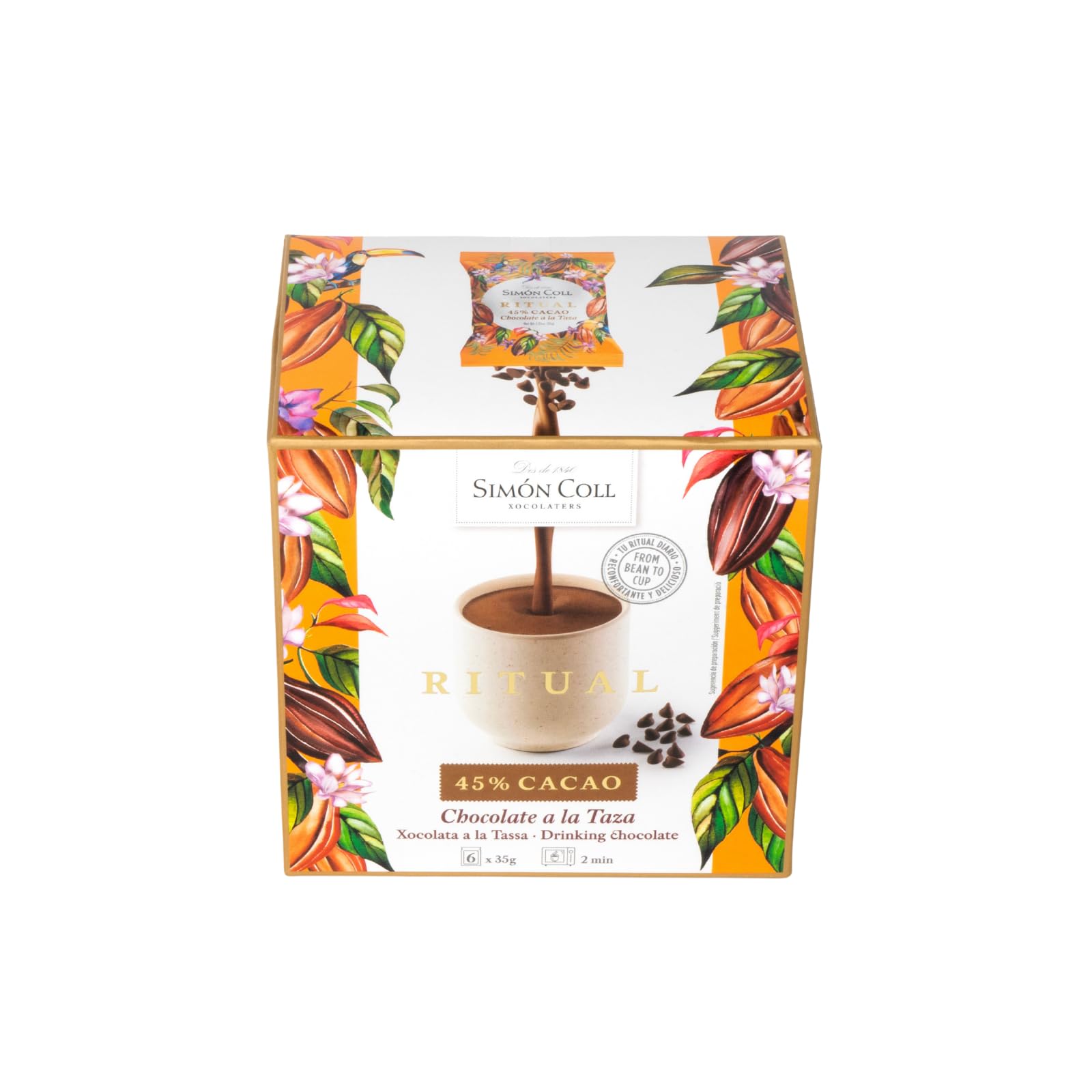 Simón Coll Chocolate a la taza Ritual 45% 210g