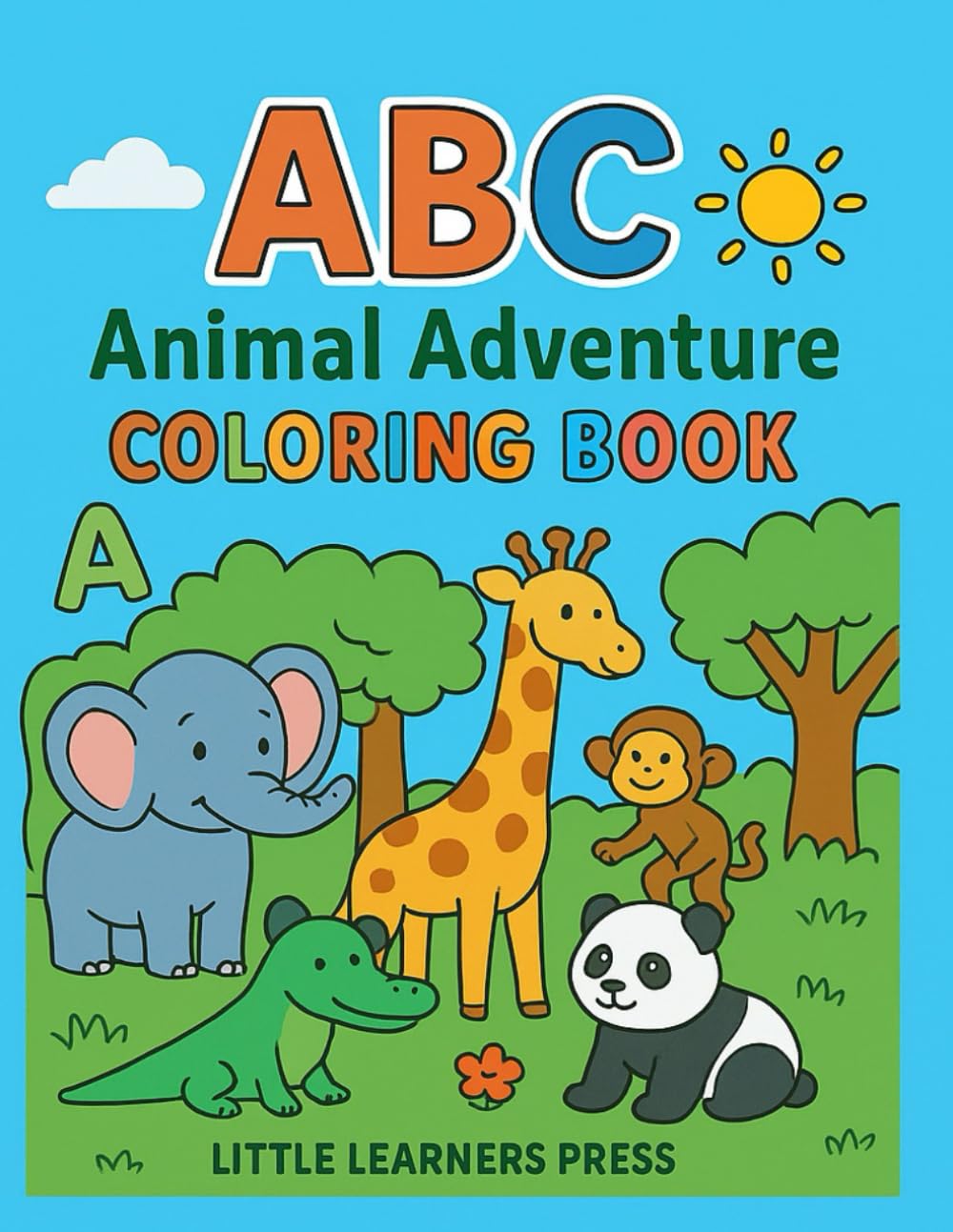 ABC Animal Adventure Coloring Book