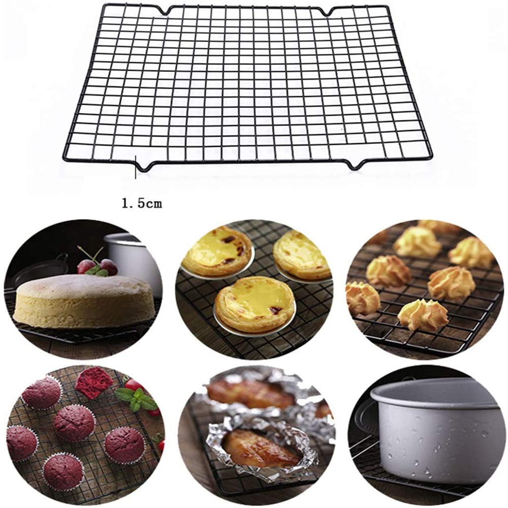 Griglie Di Raffreddamento Per Torte - 2 Pezzi, 28x25.5 Cm, Antiaderente - Foto 8