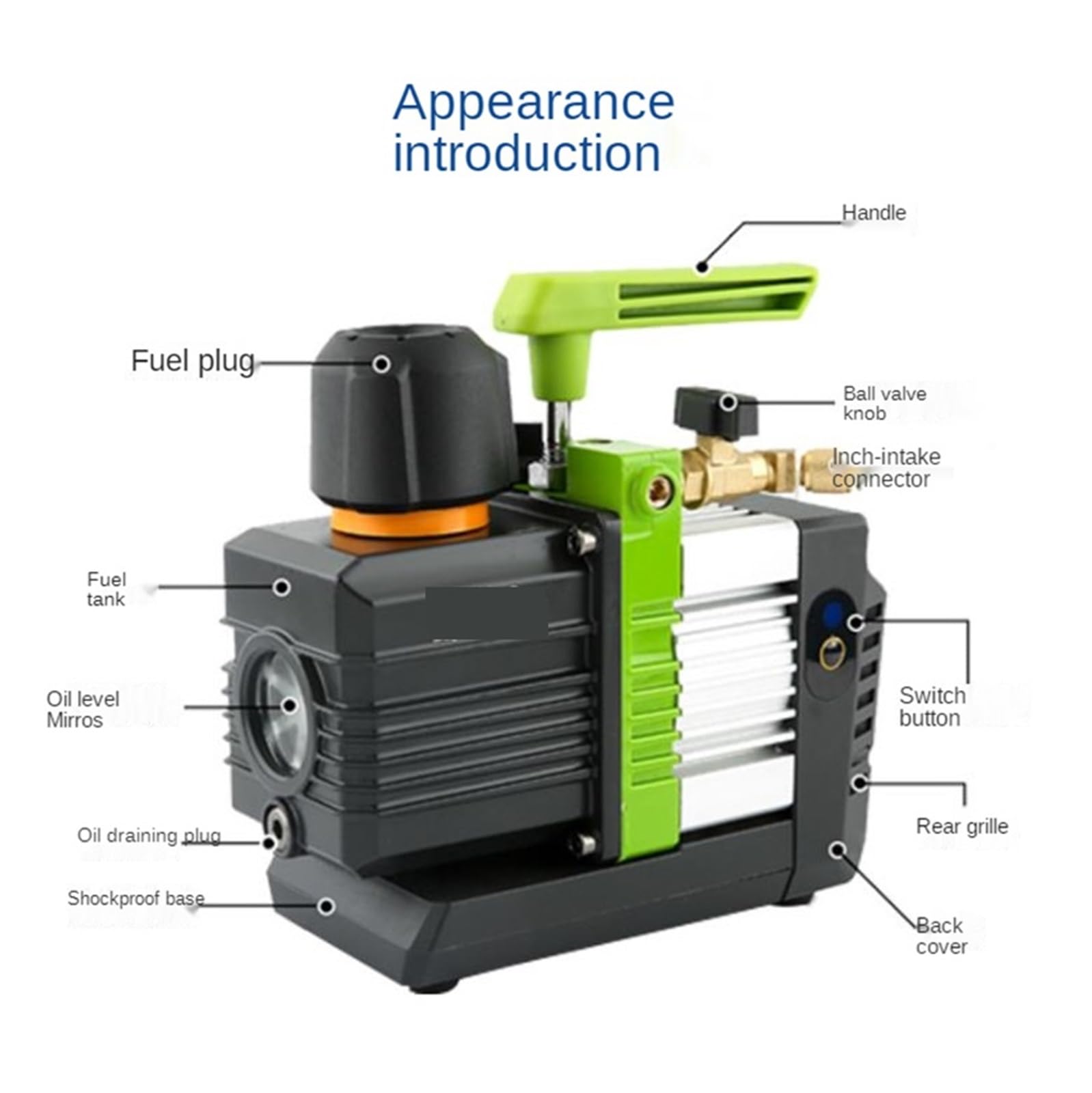 Vakuumpumpe, ST-M2S 1,5 Liter Vakuumpumpe Intelligente Bürstenlose Motorpumpe