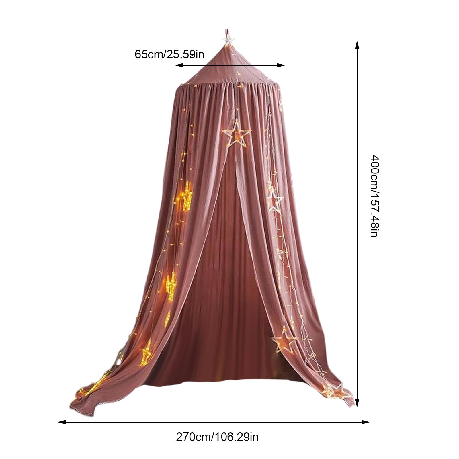 Toldo de tienda de campaña para niños – Cortina decorativa para camas