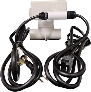 Grid Controls M310 1" PVC Flow Switch with Dual Cords - 10A Chemical Dosing Pump Control, USA Assembled