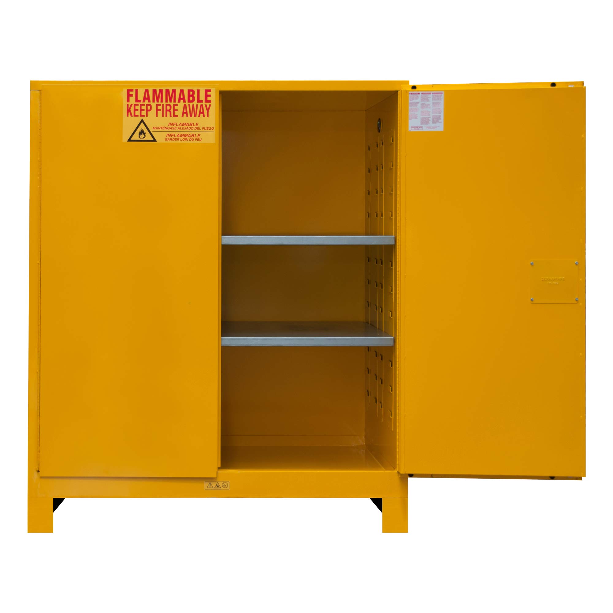 EAGLE MFG, 1945X, SELF CLOSING DOOR SAFETYCABINET W/2 SHELVES