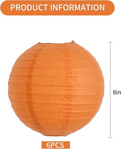 Miniatura 113 de BEISHIDA Faroles de papel redondos amarillos de 12 pulgadas, decorativos, colgantes, asiáticos, chinos, japoneses, lámpara para cumpleaños
