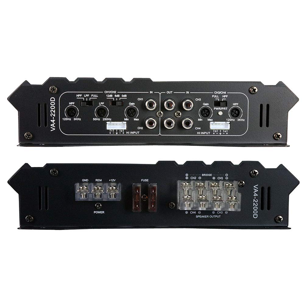 Amazon.co.jp: Power Acoustik VA4-2200D 2チャンネル 2200W
