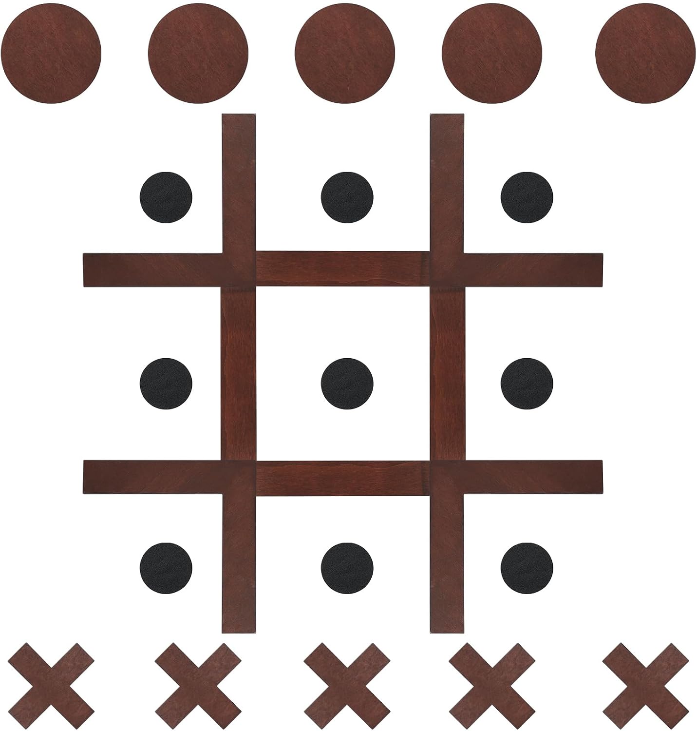 Comprar XEFINAL Tic Tac Toe WallMount Game Game Room Decor