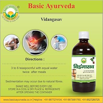 iqra Basic Ayurveda Vidangasav 450ml