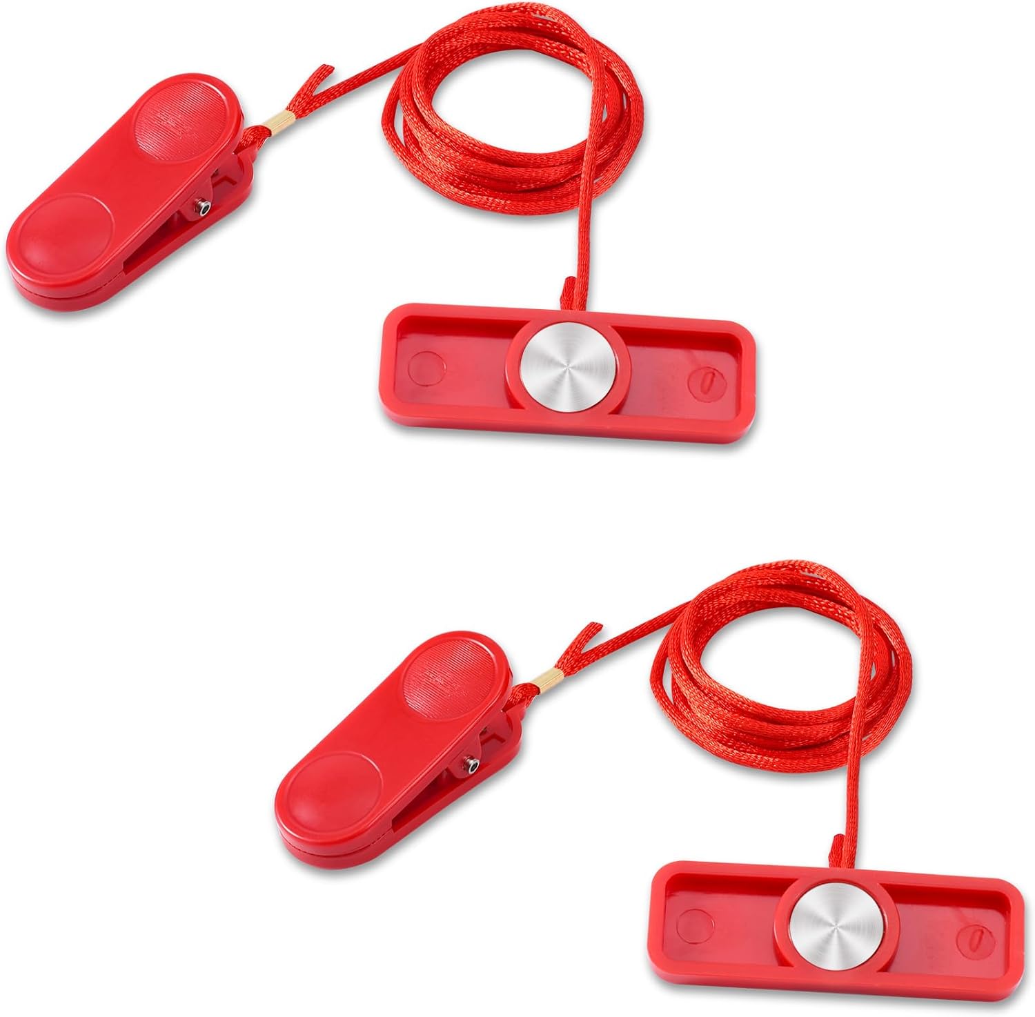 Gosknor 2pcs Treadmill Magnet Safety Key, Universal Magnetic Safety Switch Replacement Treadmill Emergency Stop Magnet for Most Running Machines