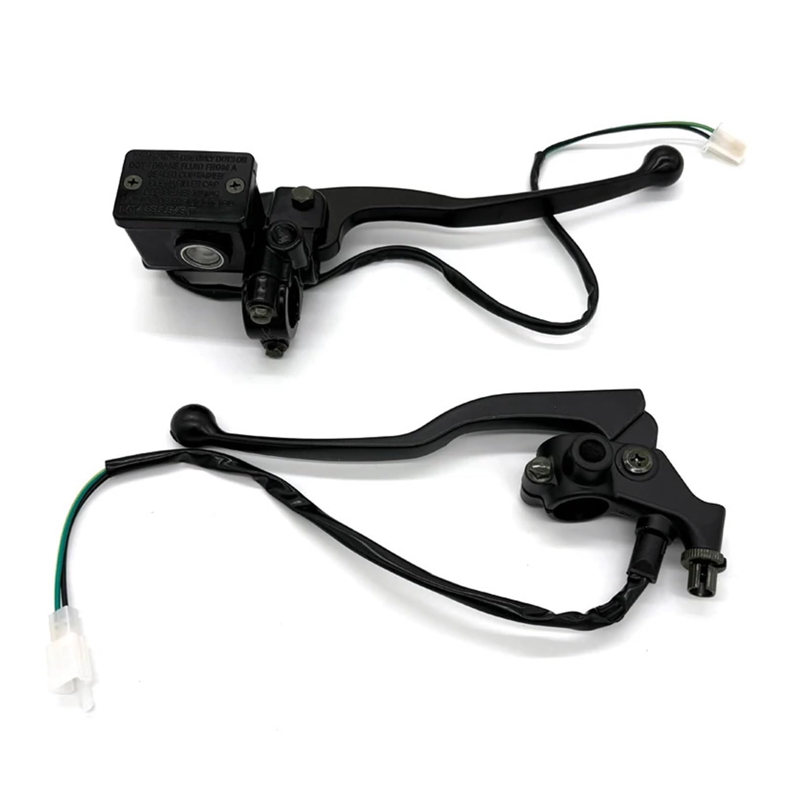 Ktebnwosd 1 Pair Front Motorcycle Hydraulic Brake Pump Master Cylinder Brake Lever For Ya&Maha 125Cc Ybr 125 Front Brake Lever Brake Clutchs Levers