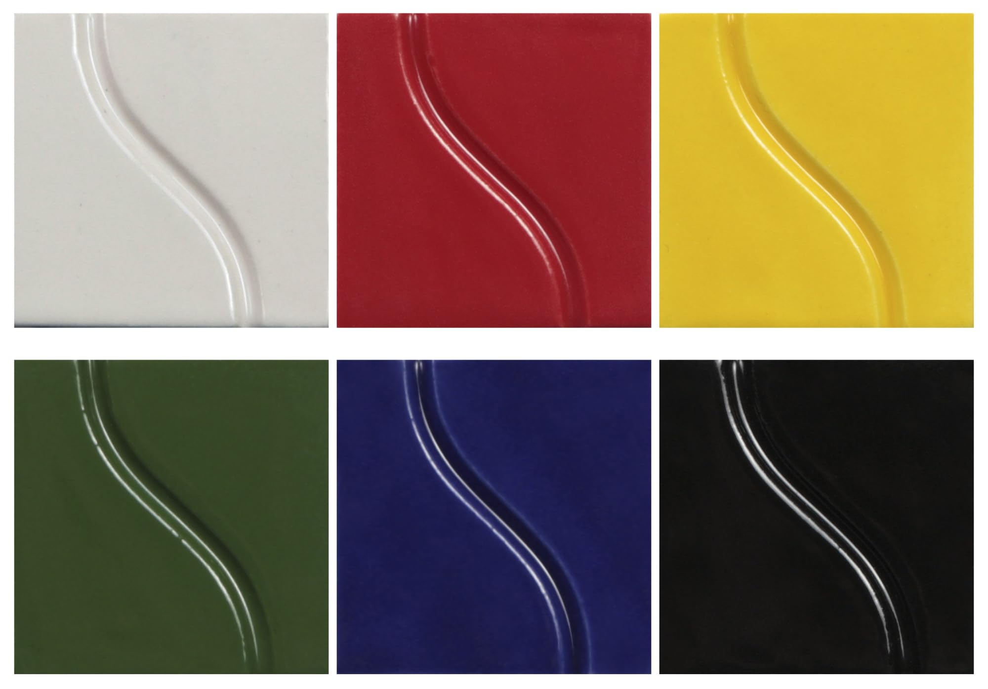 Sax Gloss Glazes for School and Arts and Crafts Use, Assorted Colors, 16 Ounce Pints, Set of 6