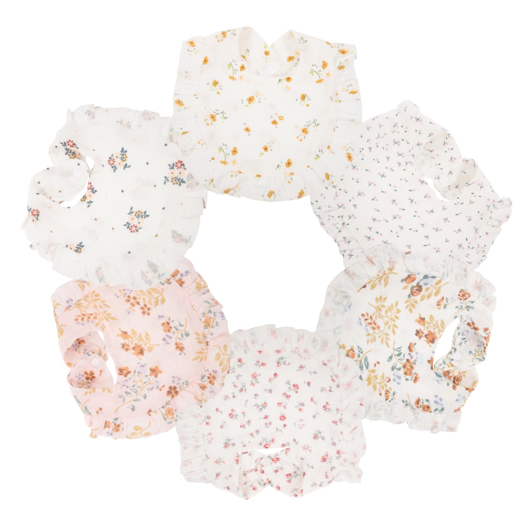 Toyvian 12pièces Bavoirs Coton Pour Bébés Lot De Bavoirs Absorbants Et Réutilisables Pour Alimentation Salive Et Dentition Confortables Et Adaptés Aux Garçons Et Filles