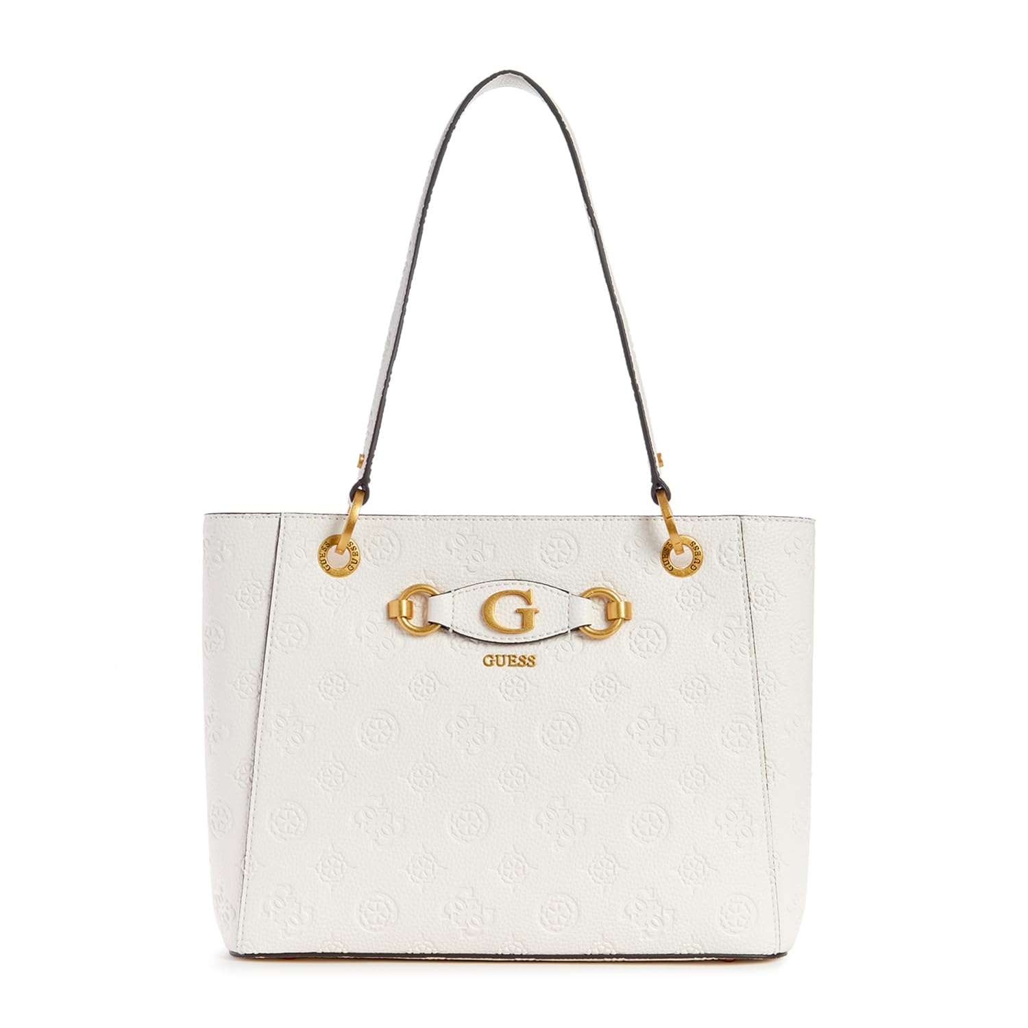 GUESS Womens Izzy Peony Noel Tote Handbag