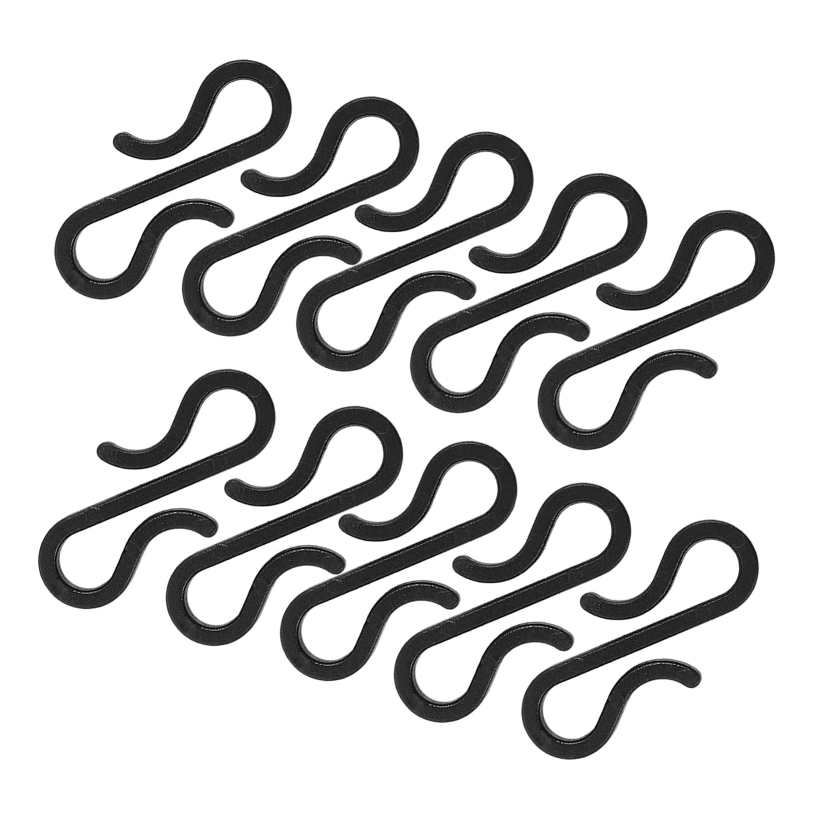 JECOMPRIS 10pcs Light Clips for Christmas Lights Hooks for Easy Installation Gutters Decks Banisters for Holiday Decor