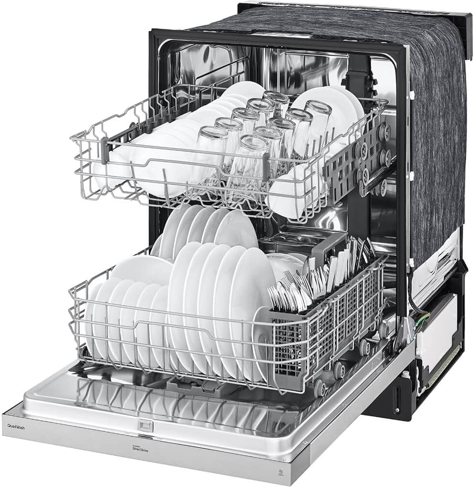 LG LDFN3432T 50 dBA Stainless Front Control built in Dishwasher with QuadWash