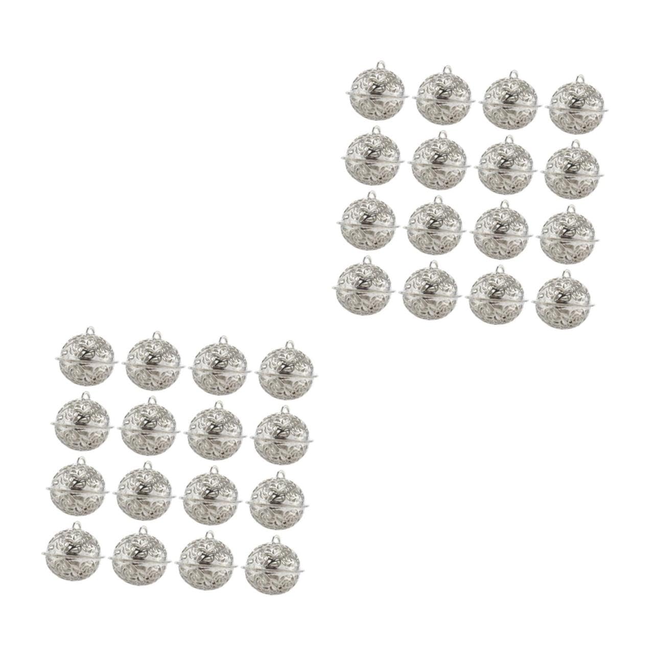 TOPBATHY 2 Set Campane Natale Per Decorazioni Feste Accessori Da Te Per Collane E Natalizi Campane Musicali Vintage Per Chime 20 Pezzi*2
