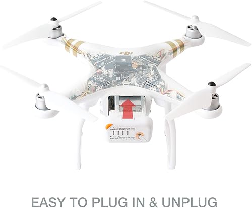 Miniatura 4 de ExpertPower Batería de repuesto de 15.2 V 4500 mAh + bolsa segura para batería para drones DJI Phantom 3, DJI Phantom 3 SE, DJI Phantom 3