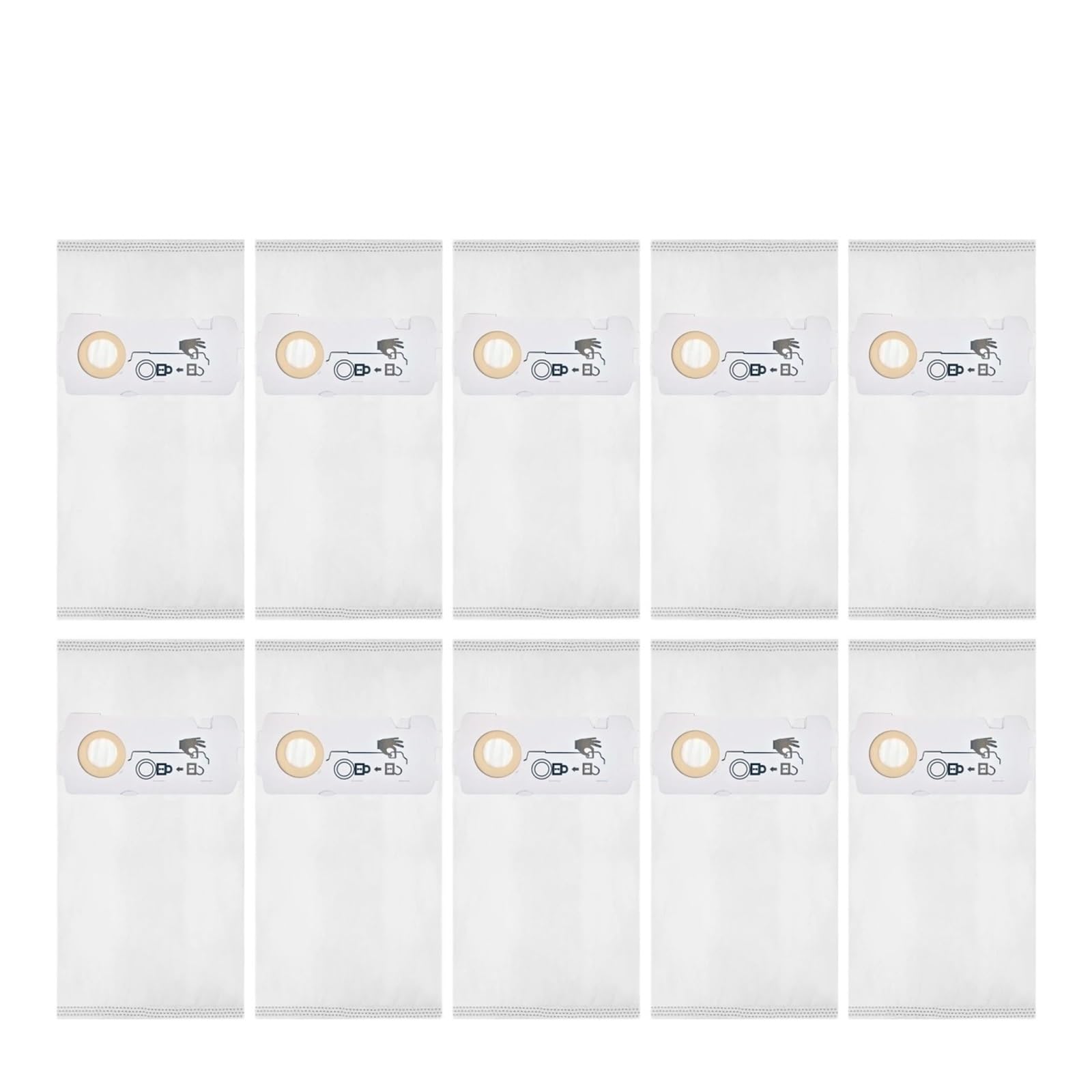 10 Packungen 204308 CT-Staubsaugerbeutel, Kompatibel Mit Festool CT MINI, CT MINI I, CT MIDI Und CT MIDI I, Ersatzteile