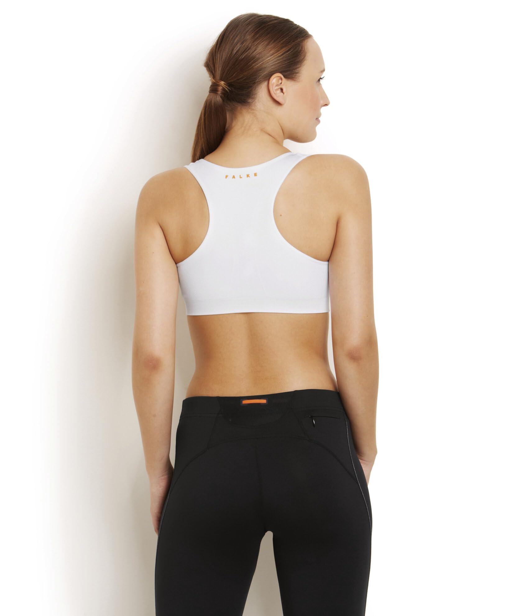 FALKE Damen Madison Low Support Sport-BH schnelltrocknendes atmungsaktives Funktionsmaterial zum Sport mit niedrigem Aktivitätslevel nahtlos bequem mit Kompression 1 Stück | empfohlen für kleine bis mittlere Cupgrößen