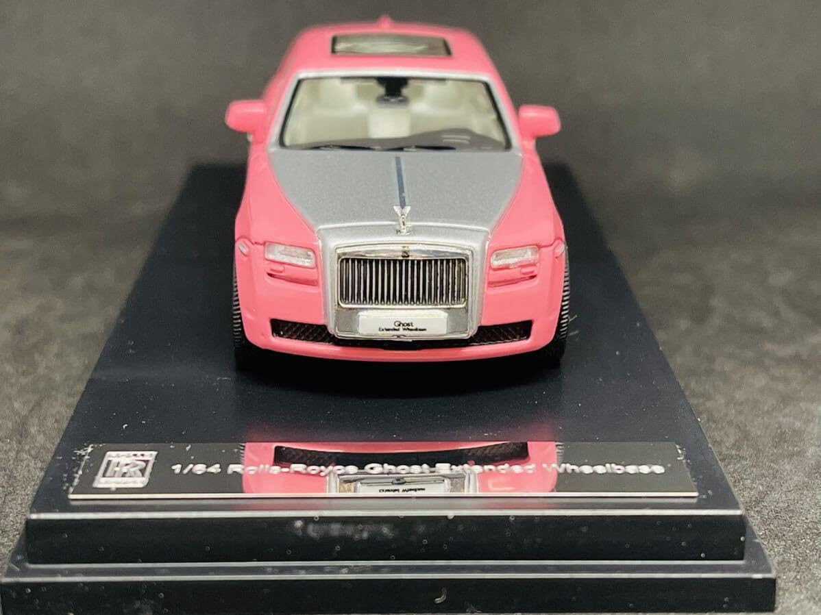 Amazon | ロールスロイス ゴースト ピンク 1/64 ミニカー Rolls-Royce