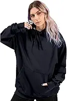 Blusa de Frio Moletom Liso Colorido Feminino Hyve Com Capuz E Bolso Canguru