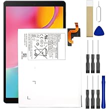 بطارية WUHAO البديلة بطارية EB-BT515ABU لـ Samsung Galaxy Tab A 10.1 "2019 T515 SM-T515 SM-T510 T510 مع مجموعة أدوات إصلاح شريط لاصق