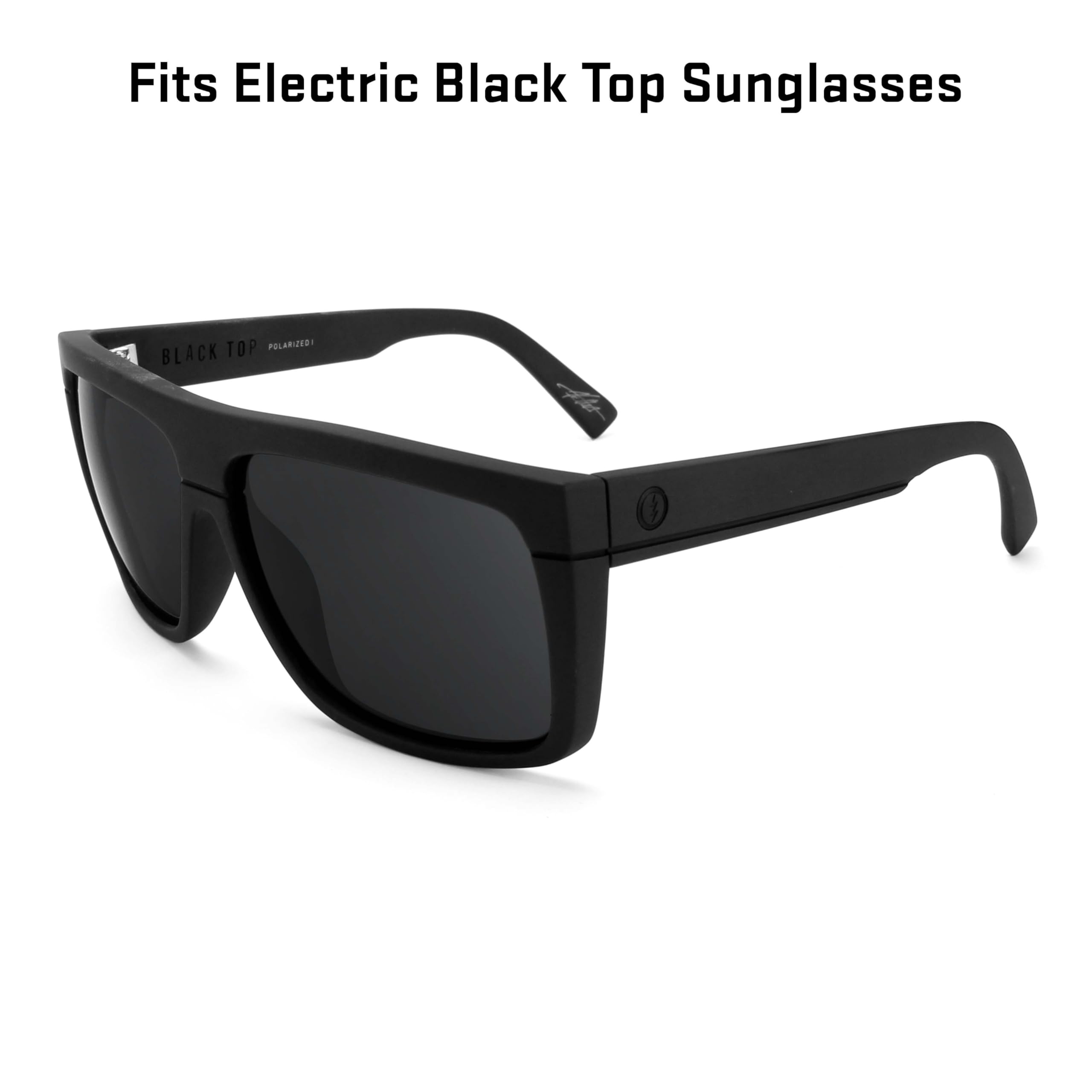 Revant Replacement Lenses Compatible With Electric Black Top, Polarized, Stealth Black