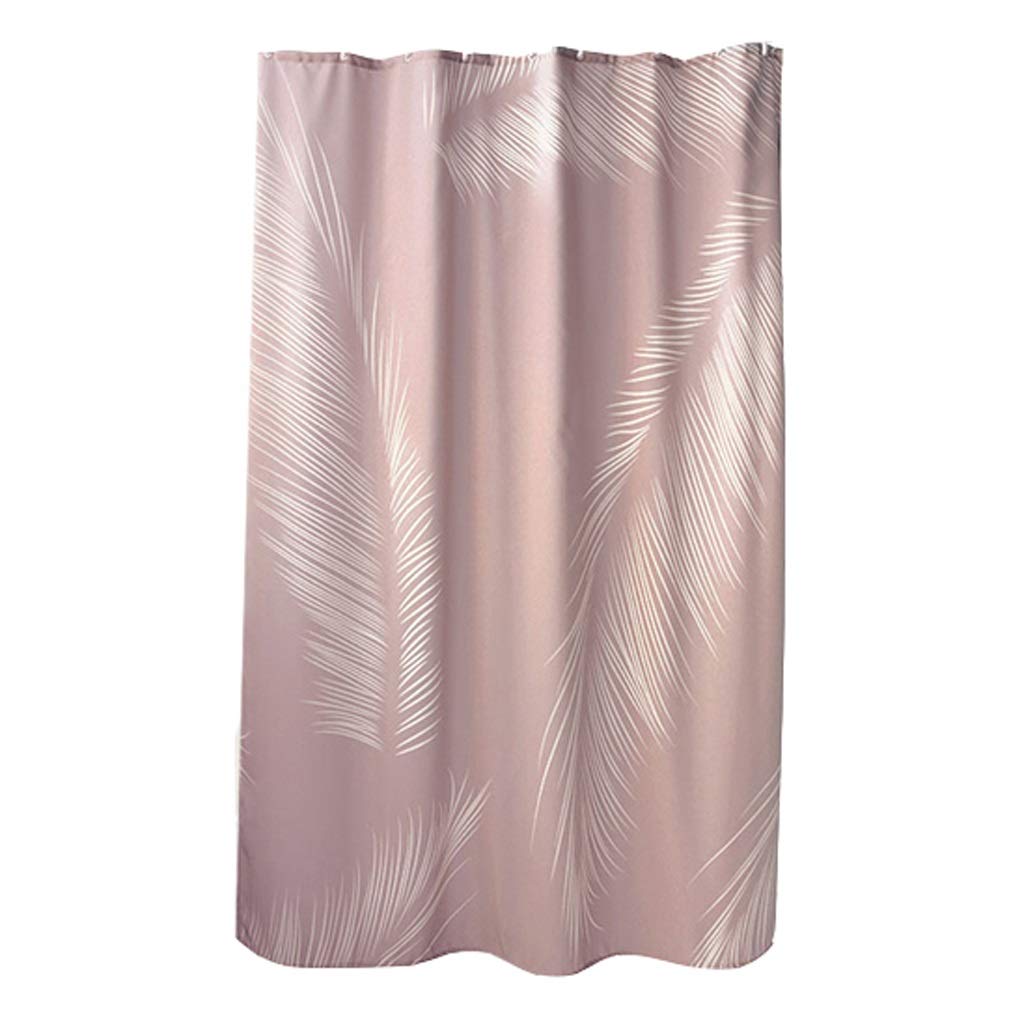 Rideau de douche pour cloisonner la baignoire avec un tissu rose
