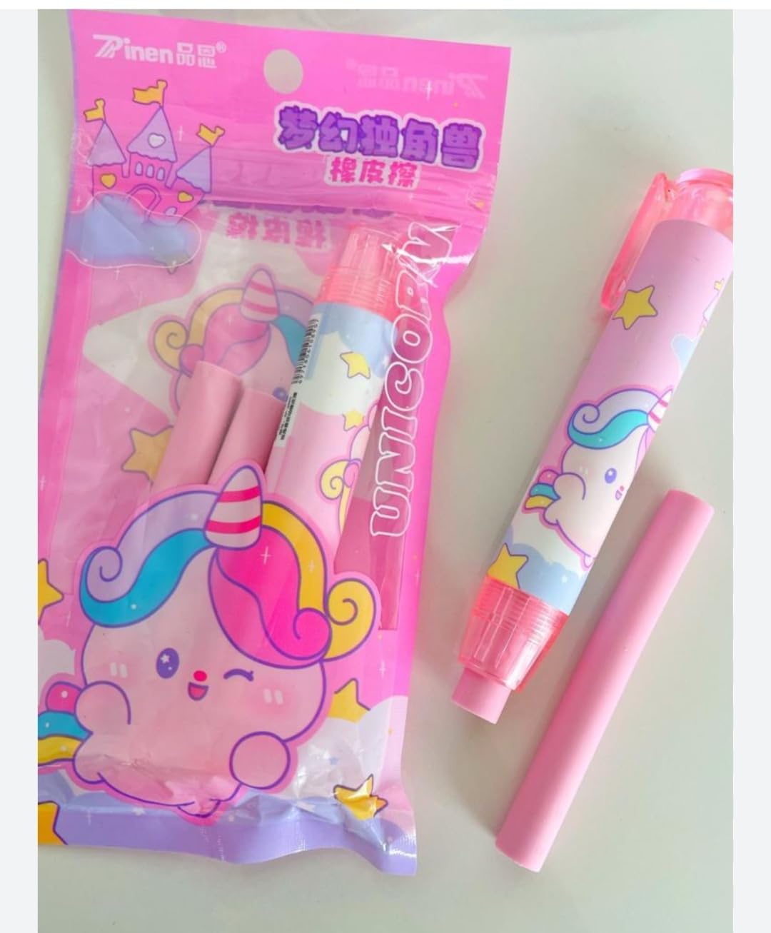 Lichie Pen Erasers (Pink)