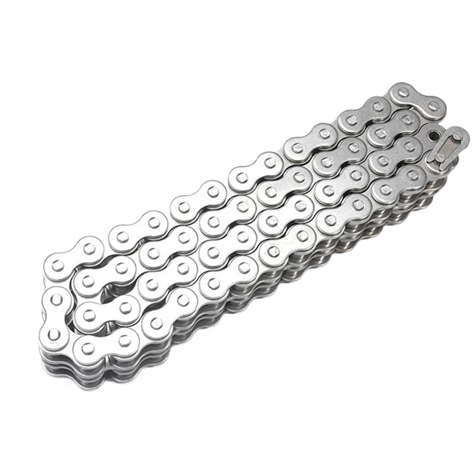 Rollenkette Aus Kohlenstoffstahl 0,5/1/1,524 Meter 304 Edelstahl Short Pitch Rollenkette Industrielle Übertragungskette 04C 05B 06B 06C 08A 08B 10A 10B 12B(1 Meter,08B-1)