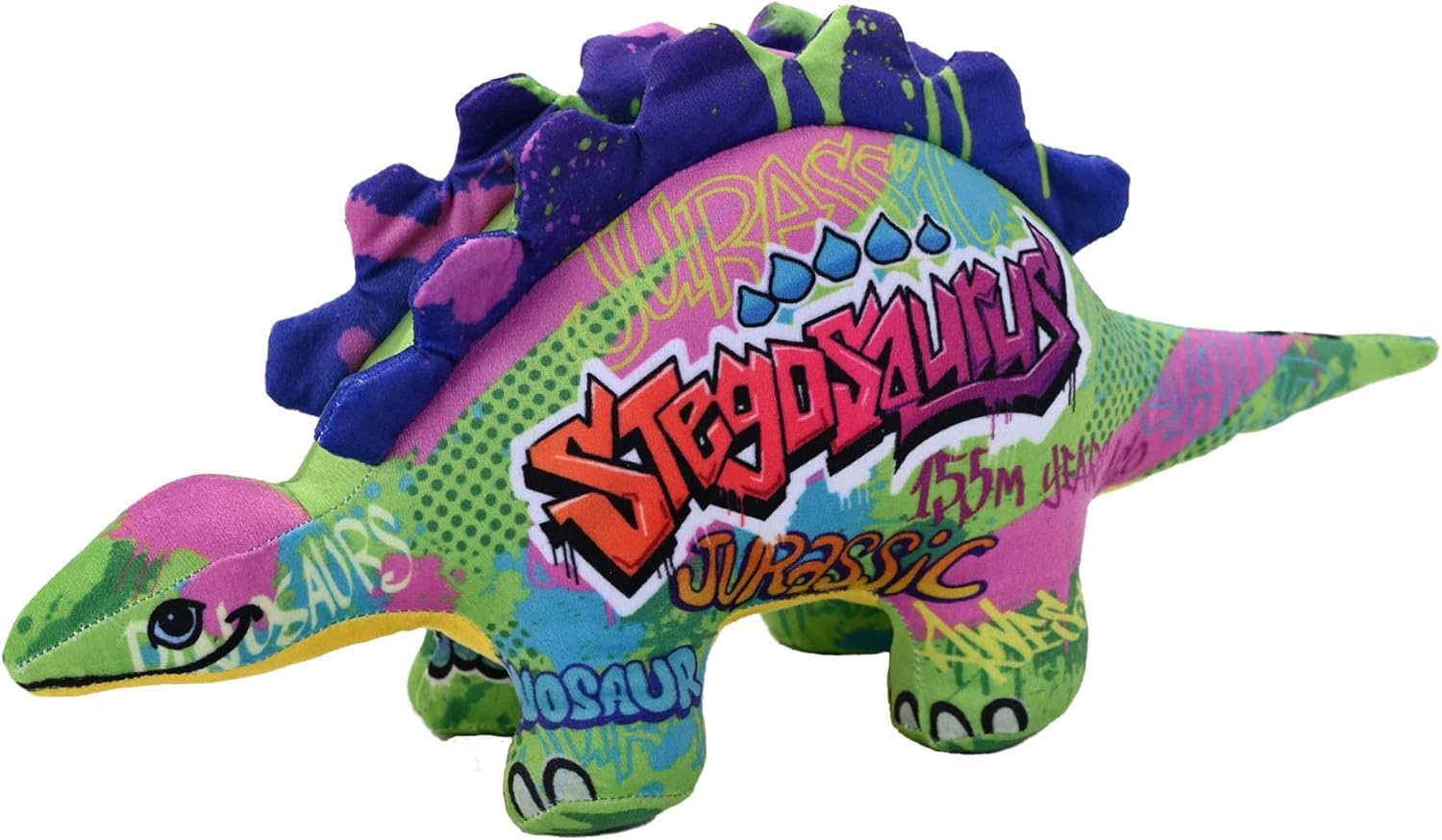 Amazon.com: Wild Republic Graffiti Dino, Stegosaurus, Gift for