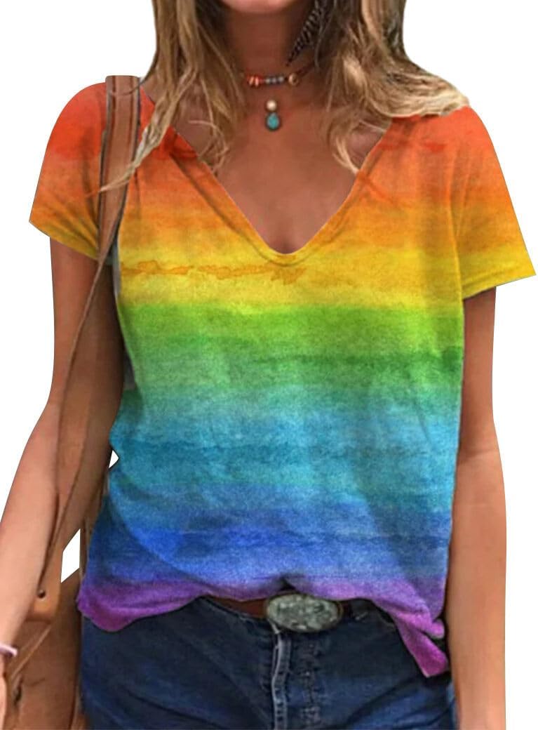 T-Shirt Donna A Manica Larga Con Bandiera Tricolore Francese Muscoli Francia